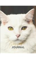 Journal: Cat Themed Notebook - 120 page lined notebook - Gift for Cat Owners