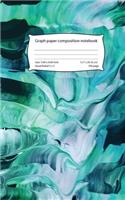 Graph paper composition notebook: Composition notebook graph paper - Quadrille notebook mead graph notebook - used for math or science purposes for teens and adults. The larger quad (2 Graphing Paper Composition Notebook 5 Squares Per Inch 5.0 X 8.0)