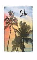 Cabo: Mexican Holiday Christmas Feliz Navidad Notebook With Lined Wide Ruled Paper For Taking Notes. Stylish Tropical Travel Journal Diary 8.5 x 11 Inch S