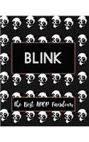 BLINK The Best KPOP Fandom: Best KPOP Gift Fans Cute Panda Monthly Planner 8"x10" Book 110 Pages Book