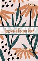 Password Keeper Book: Internet Password Log Book 5x8 in. 150 pages. Password Book with Alphabetic Tabs a-z, Includes Notes area.