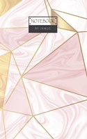Notebook: Marble Pattern on Pink cover and Lined pages, Extra large (8.5 x 11) inches, 110 pages, White paper(1 Marble Pattern on Pink Notebook)