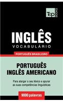 Vocabulário Português Brasileiro-Inglês - 9000 palavras