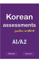 Korean assessments practice workbook