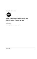 High-Temperature Modal Survey of a Hot-Structure Control Surface