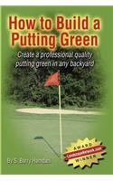 How to Build a Putting Green