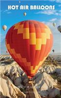 Hot Air Balloons Weekly Planner 2018: 16 Month Calendar