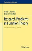 Research Problems in Function Theory