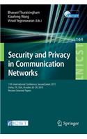 Security and Privacy in Communication Networks