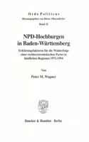 Npd-Hochburgen in Baden-Wurttemberg