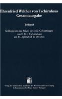 Ehrenfried Walther Von Tschirnhaus Gesamtausgabe