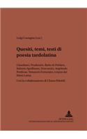 Quesiti, temi, testi di poesia tardolatina