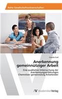 Anerkennung gemeinnütziger Arbeit: (German)