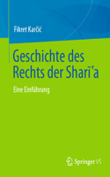 Geschichte Des Rechts Der Sharīʿa