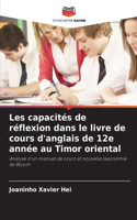 Les capacités de réflexion dans le livre de cours d'anglais de 12e année au Timor oriental