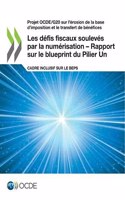 Projet Ocde/G20 Sur l'Érosion de la Base d'Imposition Et Le Transfert de Bénéfices Les Défis Fiscaux Soulevés Par La Numérisation - Rapport Sur Le Blueprint Du Pilier Un Cadre Inclusif Sur Le Beps