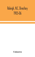 Raleigh, N.C. directory 1905-06