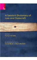 A Sanskrit Dictionary of Law and Statecraft