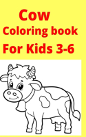 Cow Coloring book For Kids 3-6