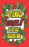 20 Famous Women of the Bible Coloring book