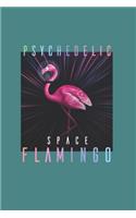 Psychodelic Space Flamingo Psychonaut