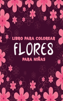 Libro para colorear de flores para niñas