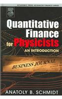 Quantitative Finance for Physicists