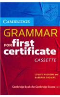 Cambridge Grammar for First Certificate Cassette