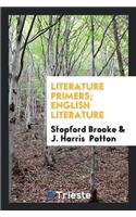 Literature Primers. English Literature