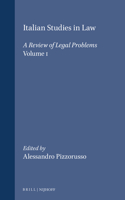 Italian Studies in Law, 1991: Vol. I: A Review of Legal Problems