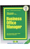 Business Office Manager: Passbooks Study Guide