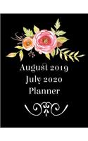 August 2019 July 2020 Planner