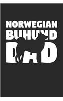 Norwegian Buhund Notebook 'Norwegian Buhund Dad' - Gift for Dog Lovers - Norwegian Buhund Journal