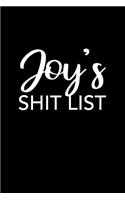 Joy's Shit List
