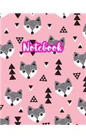 Notebook: Cute Blank Lined Journal Large 8.5 x 11 Matte Cover Design with Ruled White Paper Interior (Perfect for School Notes, Girls and Boys Diary, Kids Wri