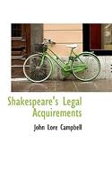 Shakespeare's Legal Acquirements