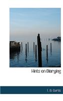 Hints on Diarying