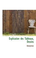 Explication Des Tableaux, Dessins