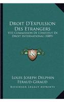 Droit D'Expulsion Des Etrangers