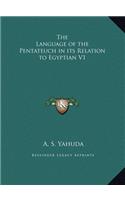 Language of the Pentateuch in its Relation to Egyptian V1