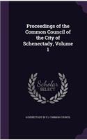 Proceedings of the Common Council of the City of Schenectady, Volume 1