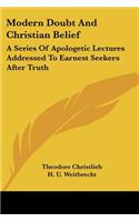 Modern Doubt And Christian Belief