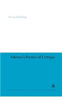 Adorno's Poetics of Critique