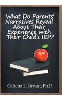 What Do Parents' Narratives Reveal About Their Experience with Their Child's IEP?