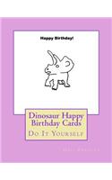 Dinosaur Happy Birthday Cards