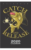 Catch and Release Carp Hunting Calendar 2020