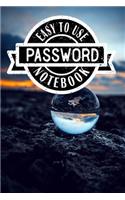 Easy to Use Password Notebook