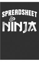 Spreadsheet Ninja: Blank Lined Notebook