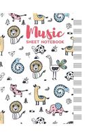 Music Sheet Notebook