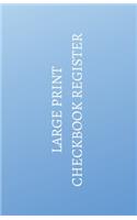 Large Print Checkbook Register